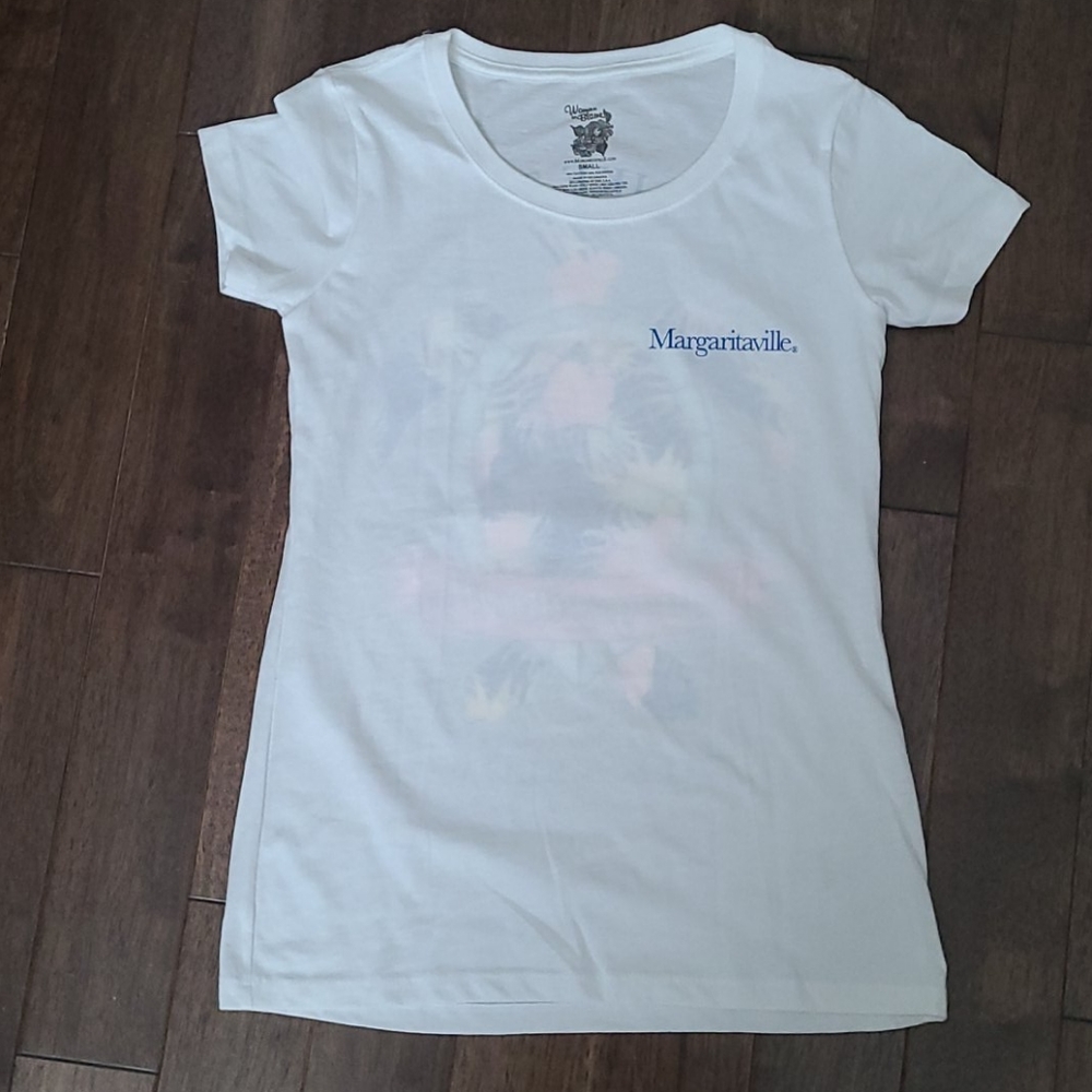 Margaritaville Women's White Graphic Tee